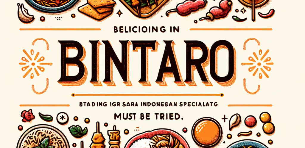 Makanan Enak di Bintaro yang Wajib Dicoba