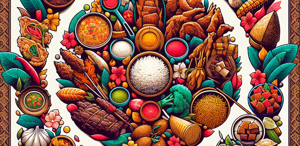 Eksplorasi Cita Rasa Nusantara Melalui Poster Makanan Tradisional Indonesia